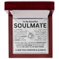 To My Soulmate - My Heart - Valentine's Love Knot Necklace