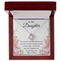 To My Daughter - Amazing Woman - Love Knot Necklace
