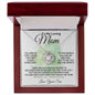 To My Loving Mom From Son - My World - Mother's Day Love Knot Necklace