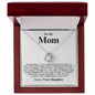 To My Mom - Hard To Find Words - Mother's Day Love Knot Necklace