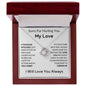 Sorry MY Love - Forgive Me - Love Knot Necklace