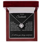 To My Soulmate - I Have Found True Love - Valentine's Love Knot Necklace