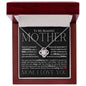 To My Beautiful Mother - Raise A Man - Mother's Day Love Knot Necklace