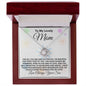 To My Lovely Mom - Grateful - Love knot Necklace