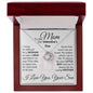 To My Mom - It's Hard To Raise A Man Thank You - Valentine's Love Knot