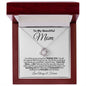 To My Beautiful Mom - You Listen - Love Knot Necklace