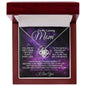 To My Loving Mom - My World - Mother's Day Love Knot Necklace