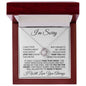I'm Sorry - Didn't Want To Hurt You - Love Knot Necklace