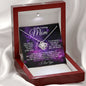 To My Loving Mom - My World - Mother's Day Love Knot Necklace