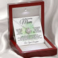 To My Loving Mom From Daughter - My World - Mother's Day Love Knot Necklace