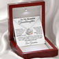 To My Beautiful Granddaughter From Grandma - Love Knot Necklace