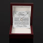 To My Loving Mom - I Love You - Mother's Day Love Knot Necklace