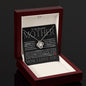 To My Beautiful Mother - Raise A Man - Mother's Day Love Knot Necklace