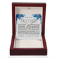 To My Lovely Mother - I Love You - Mother's Day Love Knot Necklace