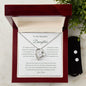 Gift For Daughter From Dad - I Love You For All That You Are (Love Heart w/Earrings)