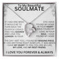 To My Beautiful Soulmate - One Wish - Valentine's Love Heart Necklace