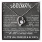 To My Beautiful Soulmate - One Wish - Valentine's Love Heart Necklace