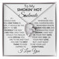 To My Soulmate - Heart And Soul - Valentine's Love Heart Necklace