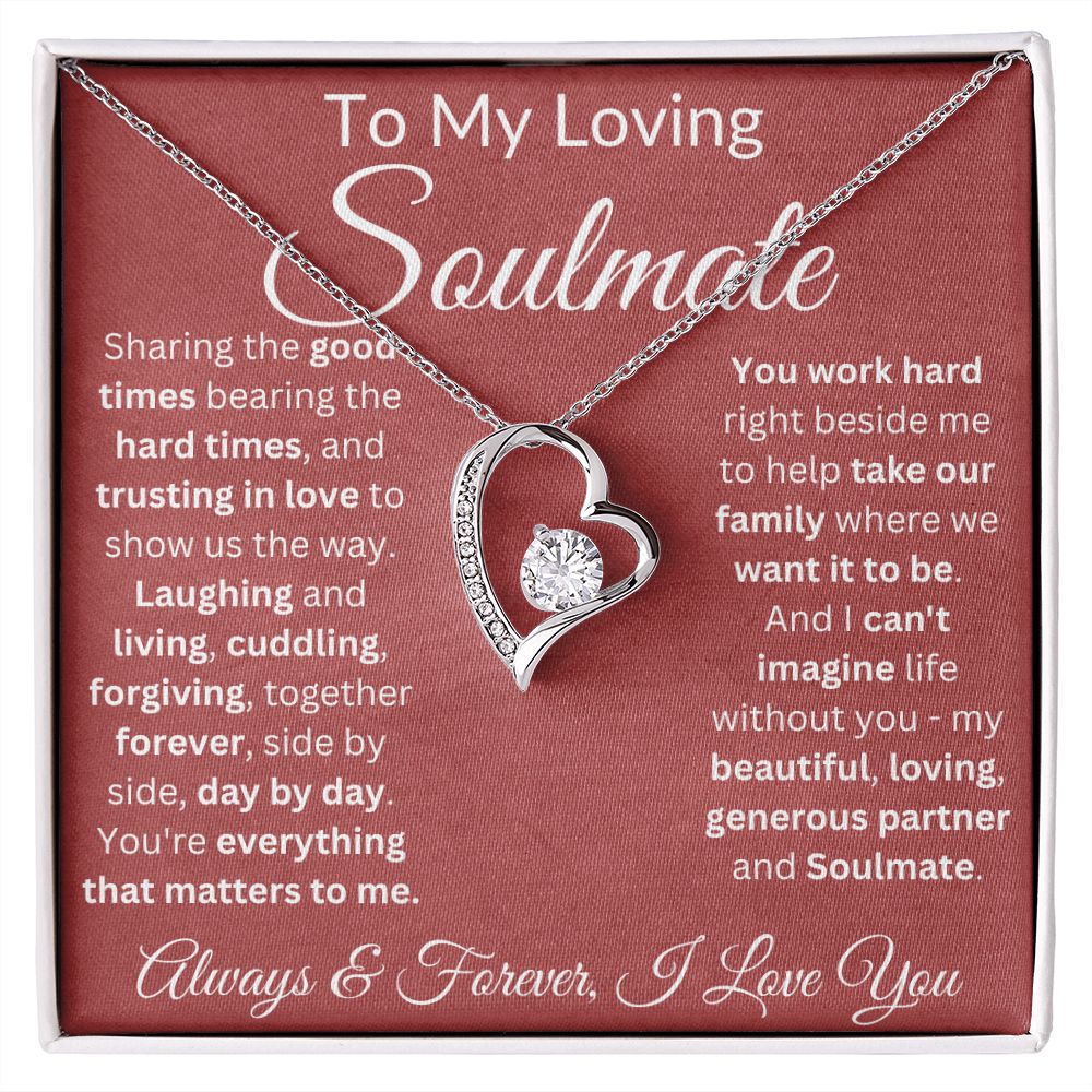 Trust In Love To Show Us The Way - Forever Love Necklace For Soulmate