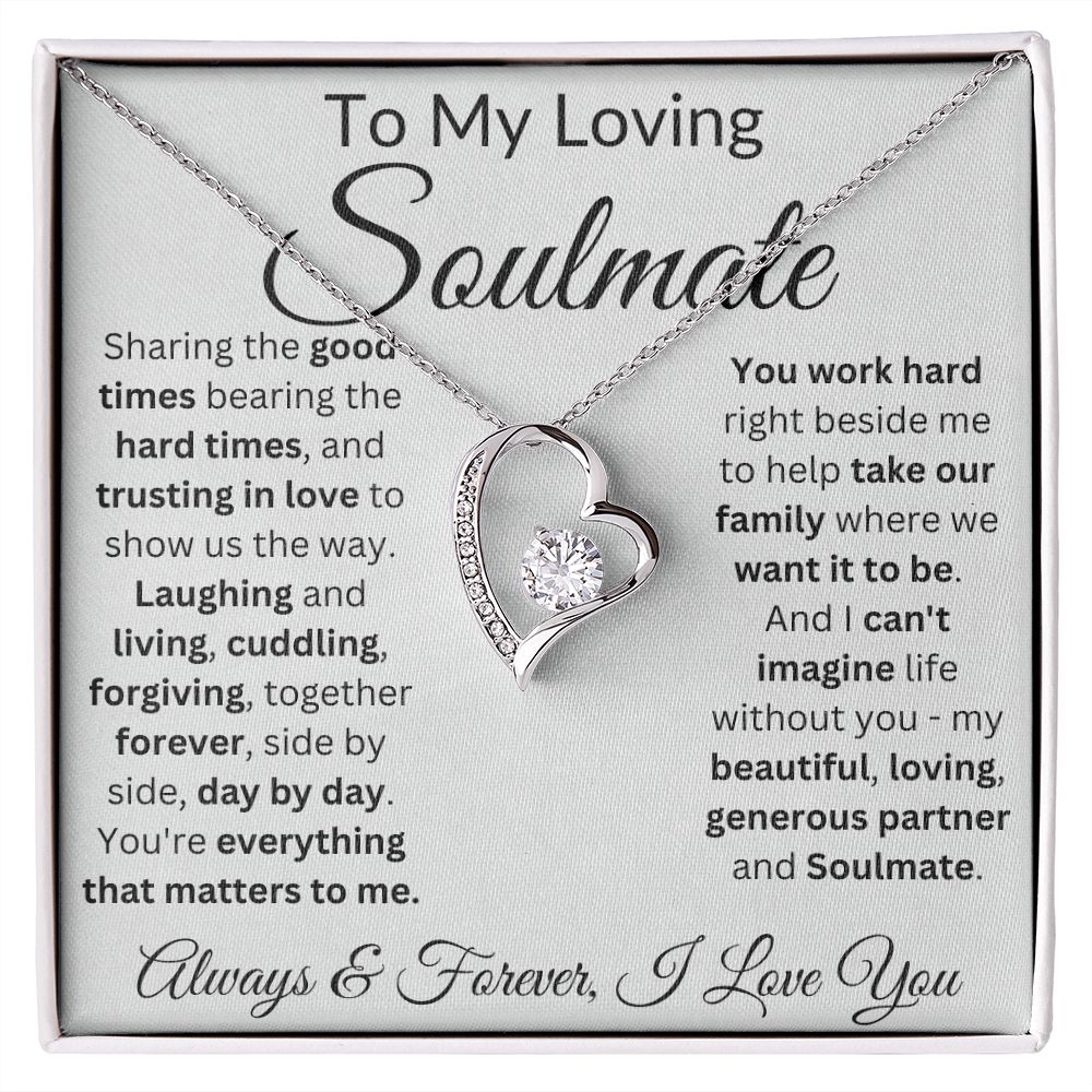 Trust In Love To Show Us The Way - Forever Love Necklace For Soulmate