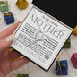 To My Lovely Mother - Stronger Than You Seem - Mother's Day Forever Love Necklace