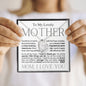 To My Lovely Mother - Stronger Than You Seem - Mother's Day Forever Love Necklace
