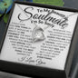 To My Beautiful Soulmate - I'm So Sorry - Valentine's Love Heart Necklace