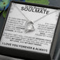 To My Beautiful Soulmate - One Wish - Valentine's Love Heart Necklace