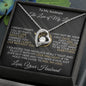 To My Soulmate - I Can't Live Without You - Valentine's Love Heart Necklace