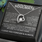 To My Beautiful Soulmate - One Wish - Valentine's Love Heart Necklace