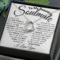 To My Beautiful - Heart Soulmate - Valentine's Love Heart Necklace