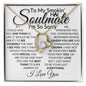 To My Smokin' Hot Soulmate - I'm So Sorry - Valentine's Love Heart Necklace