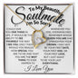 To My Beautiful Soulmate - I'm So Sorry - Valentine's Love Heart Necklace