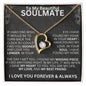 To My Beautiful Soulmate - One Wish - Valentine's Love Heart Necklace