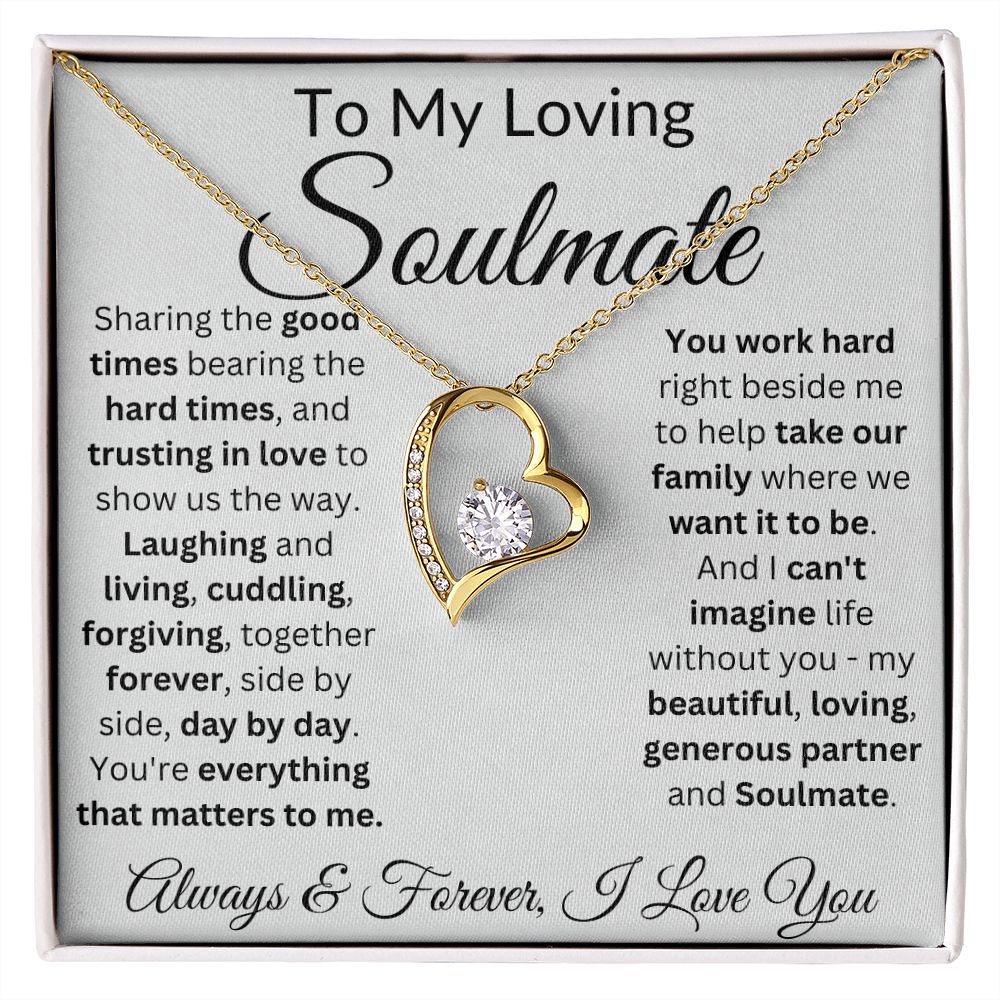Trust In Love To Show Us The Way - Forever Love Necklace For Soulmate