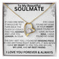 To My Beautiful Soulmate - One Wish - Valentine's Love Heart Necklace