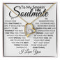 To My Smokin' Hot Soulmate - Your Last Everything - Valentine's Love Heart Necklace