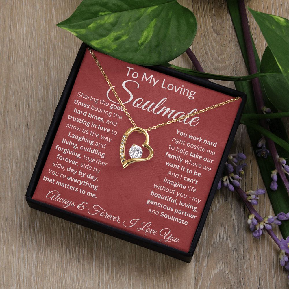 Trust In Love To Show Us The Way - Forever Love Necklace For Soulmate
