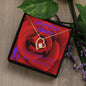 To My Mom - Wonder Mom - Valentine's Love Heart Necklace