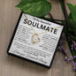 To My Soulmate - First Kiss - Valentine's Love Heart Necklace