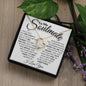 To My Soulmate - My Queen - Valentine's Love Heart Necklace