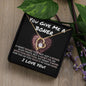 You Give Me A Boner - Valentine's Love Heart Necklace