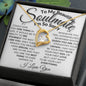 To My Beautiful Soulmate - I'm So Sorry - Valentine's Love Heart Necklace