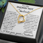 To My Soulmate - I See You - Valentine's Love Heart Necklace