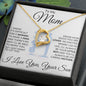 To My Mom - Piece Of You - Valentine's Love Heart Necklace