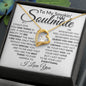 To My Smokin' Hot Soulmate - Your Last Everything - Valentine's Love Heart Necklace