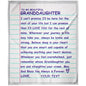 [Almost Sold Out] To My Beautiful Granddaughter - Personalized - Arctic Fleece Blanket 50x60