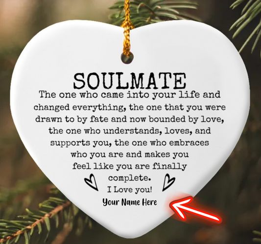 [ALMOST SOLD OUT] PERSONALIZED SUBORNH Heart Ornament