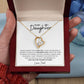 To My Daughter - Never Forget - Forever Love Heart Necklace