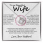 [Almost Sold Out] To My Beautiful Wife - Love Knot Necklace